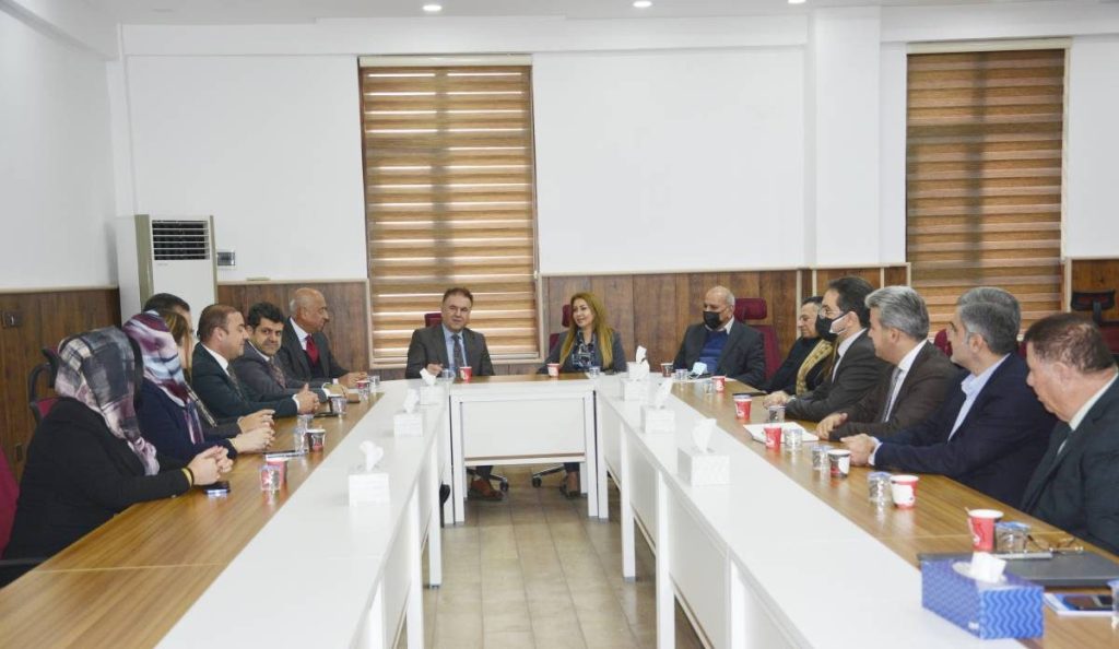 Erbil Polytechnic University Rector With A Delegation Visit Duhok ...