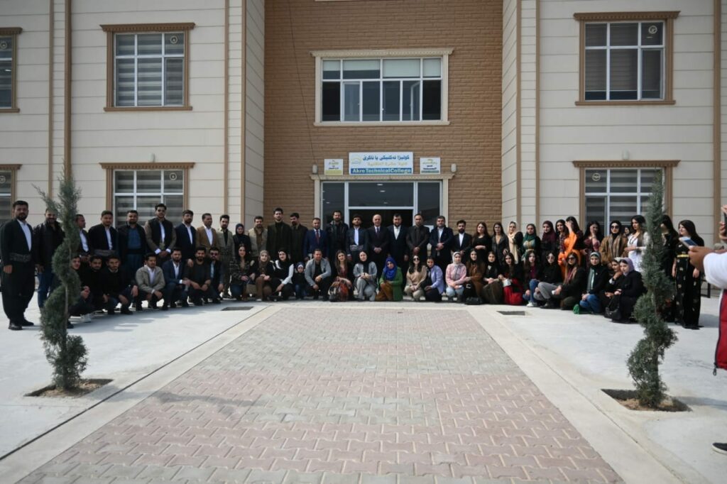 Scientific trip of students of Khabat Technical Institute to Akre University for practical science