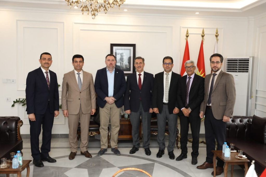 The University Rector receives the Consul of the Czech Republic in Erbil
